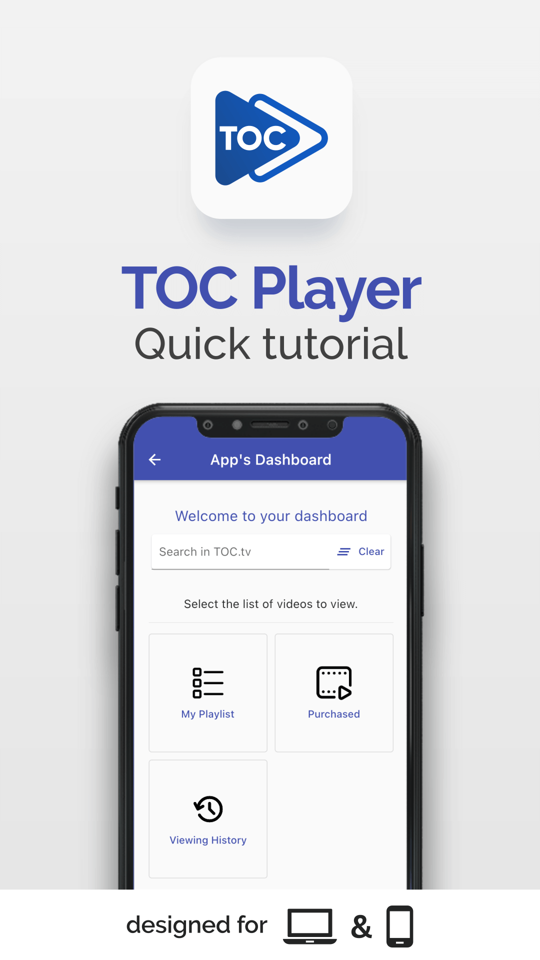 TOC Player – Quick tutorial